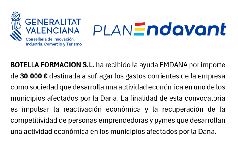 Subvención ENDAVANT GVA Dana